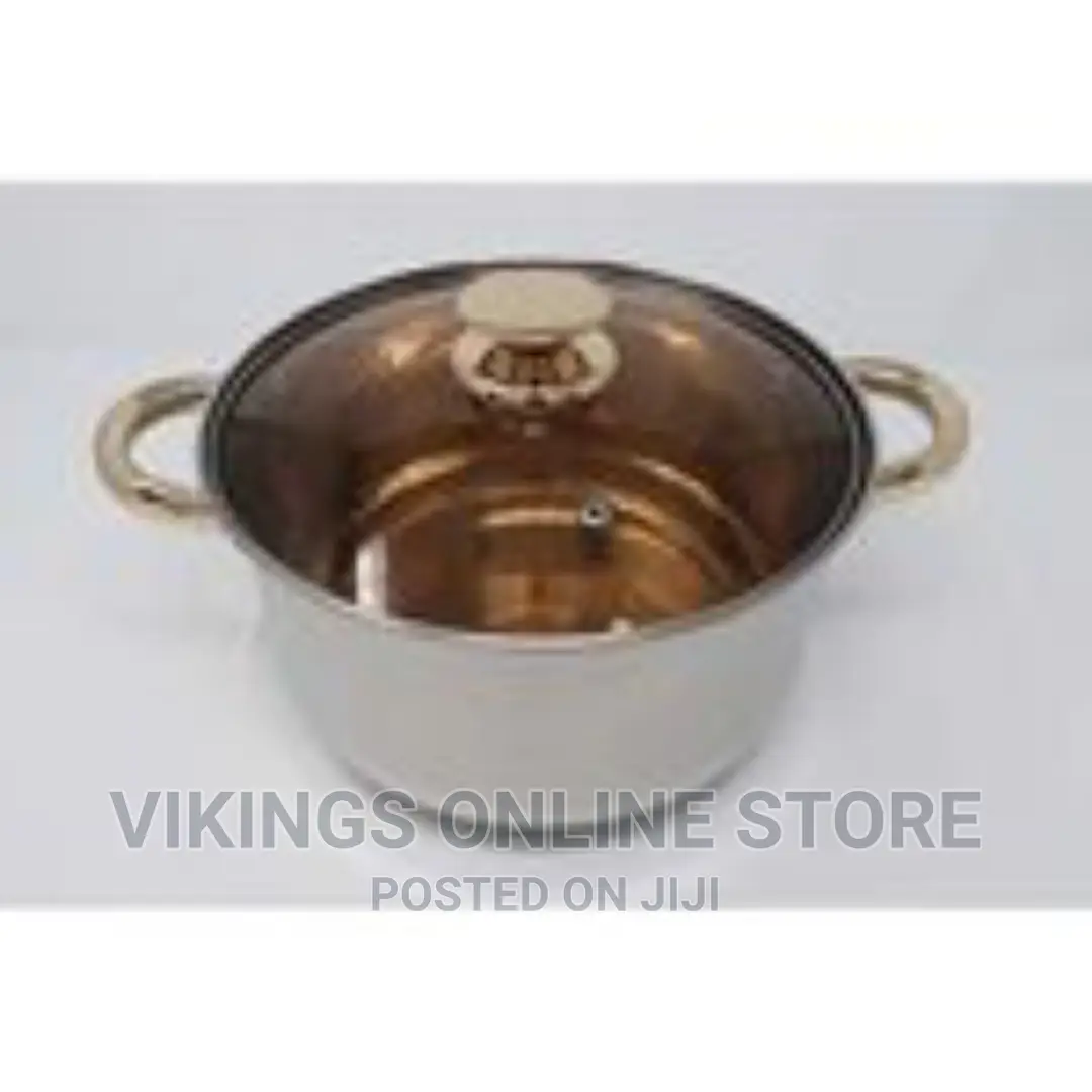 7 PCS Stainless Steel Induction Casserole Saucepans