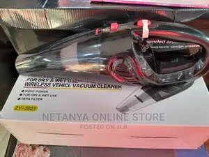 Dry and Wet Use Wireless Car Vacuum Cleaner