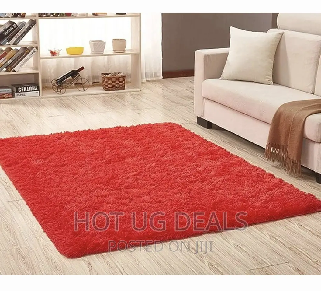 Soft Fluffy Carpets 2x3m- Red