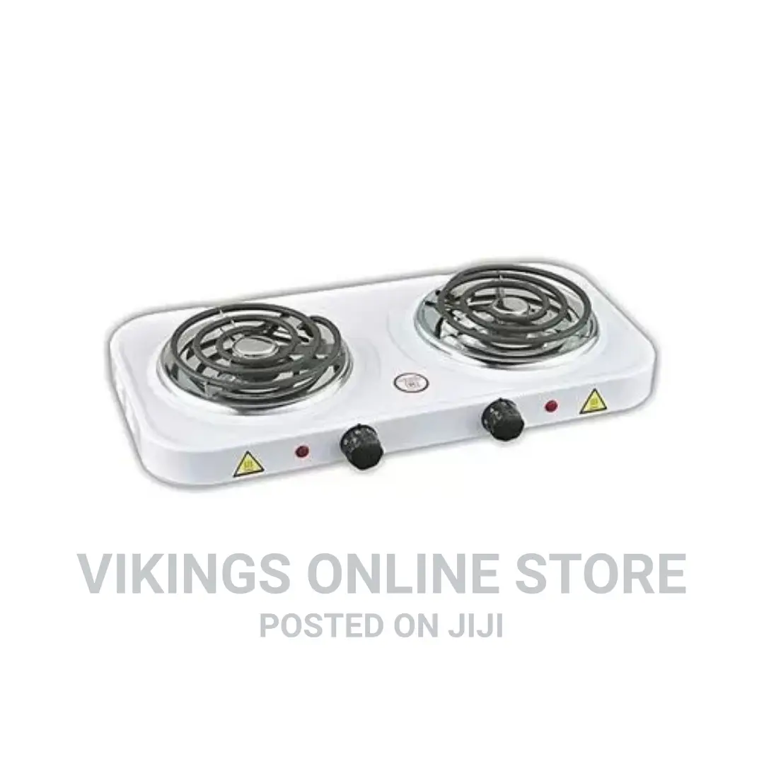 Double Coil Electric Hot Plate Cooker _White
