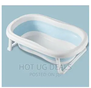 Baby Bath Tub Foldable Baby Shower Newborn Basin - White