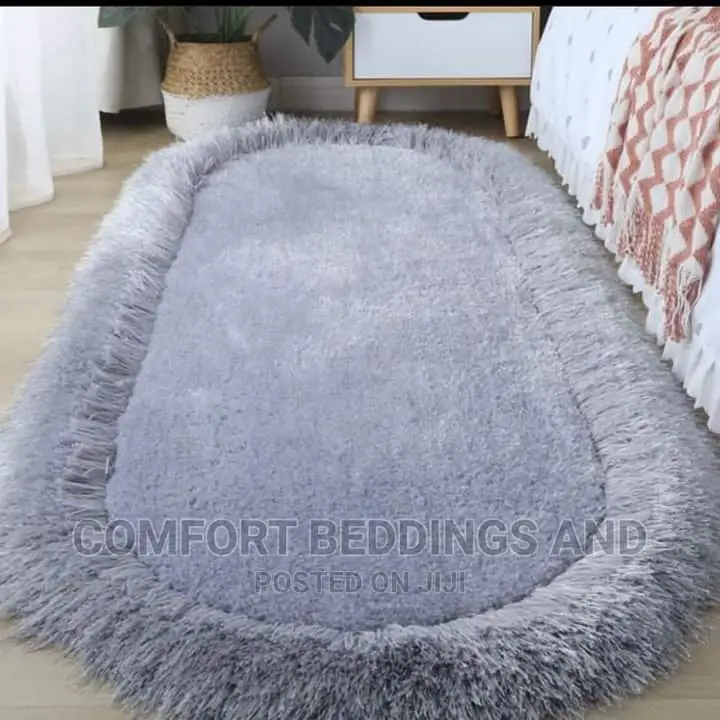 Long Oval Bedrunner/ Doormat Gray