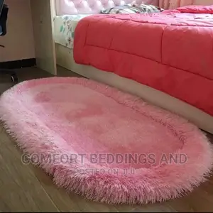Long Oval Doormat/ Bedrunner Pink