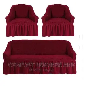 Turkish Sofa Covers Maroon 3:1:1