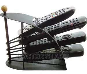 Metallic Remote Control Organizer\ Storage Rack