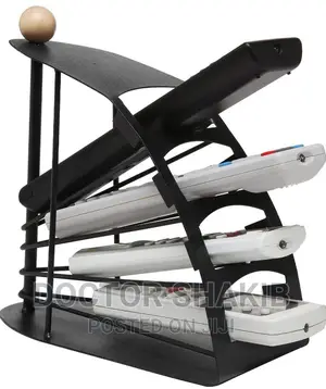 Metallic Remote Control Organizer\ Storage Rack
