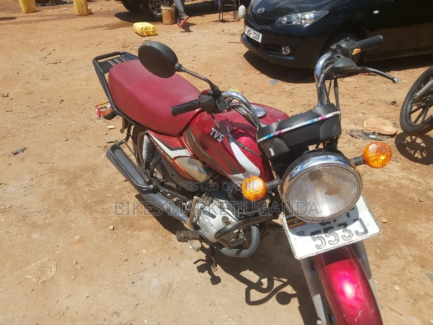 TVS HLX 125 2021 Red