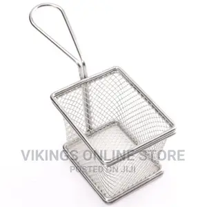 Stainless Steel Fryer Serving Food Presentation Basket