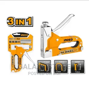 INGCO 3 in 1 Staple Gun Tucker Tacker Stapler