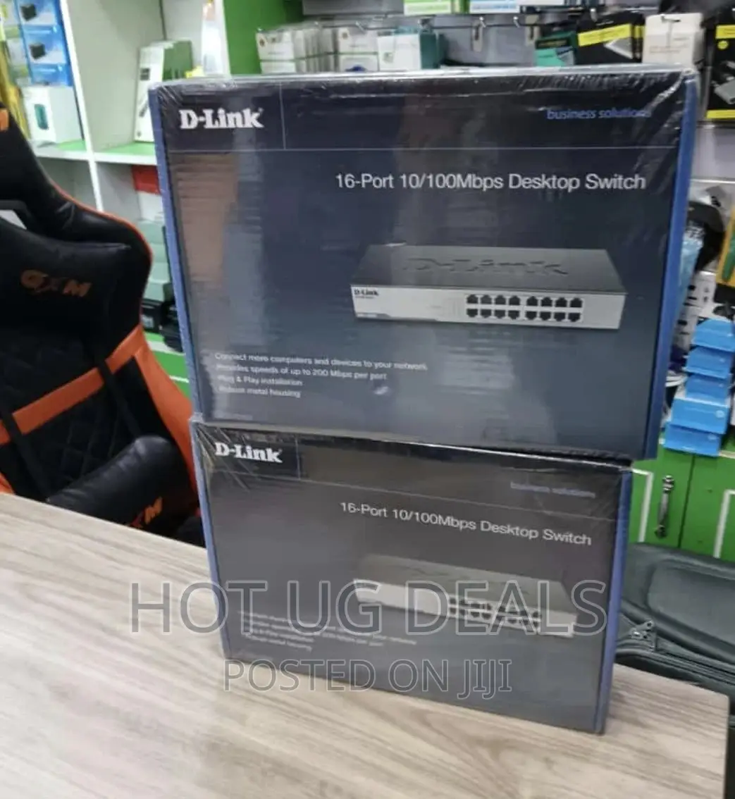 D-link Ethernet Switch, 16 Port Easy Smart Managed Gigabit