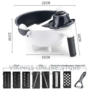 9 In 1 Functions Wet Basket Vegetable Cutter