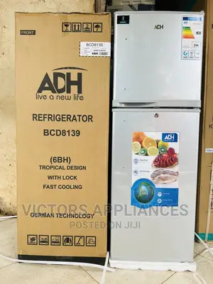Adh Fridge 168L Double Door Germany Technology