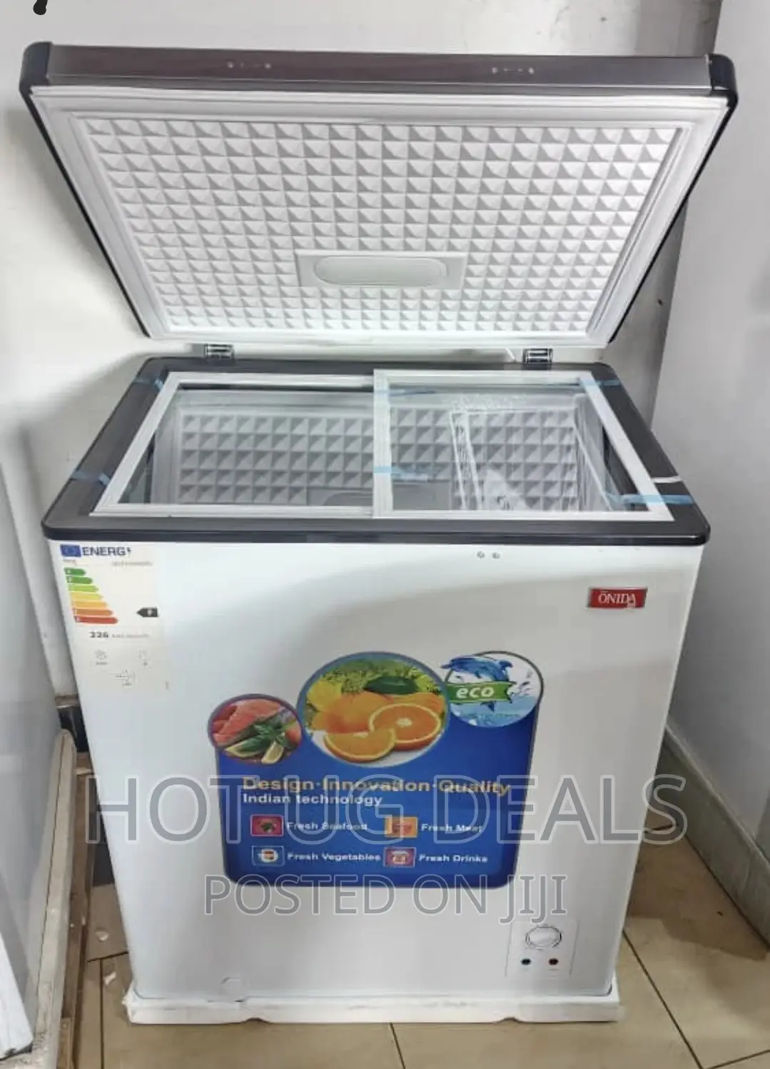 Onida 210L Chest Freezer – White
