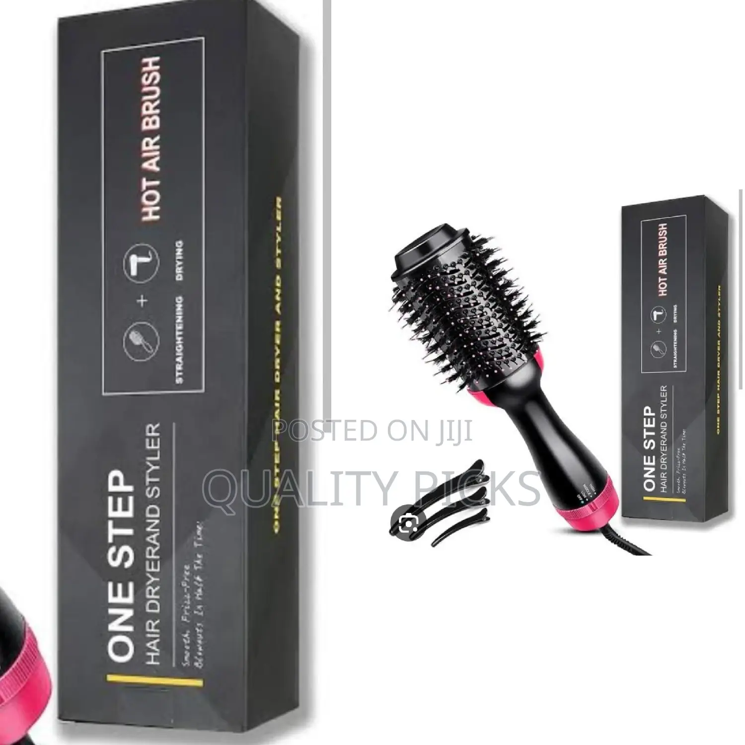 2 in 1 One Step Hair Straightener Brush