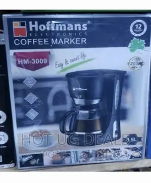 Hoffmans Original 1.5l Filter 6 Cups Electric Coffee Maker Machine