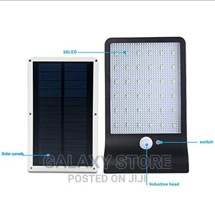 Solar Wall Light Automatic Night Activation Motion Sensor