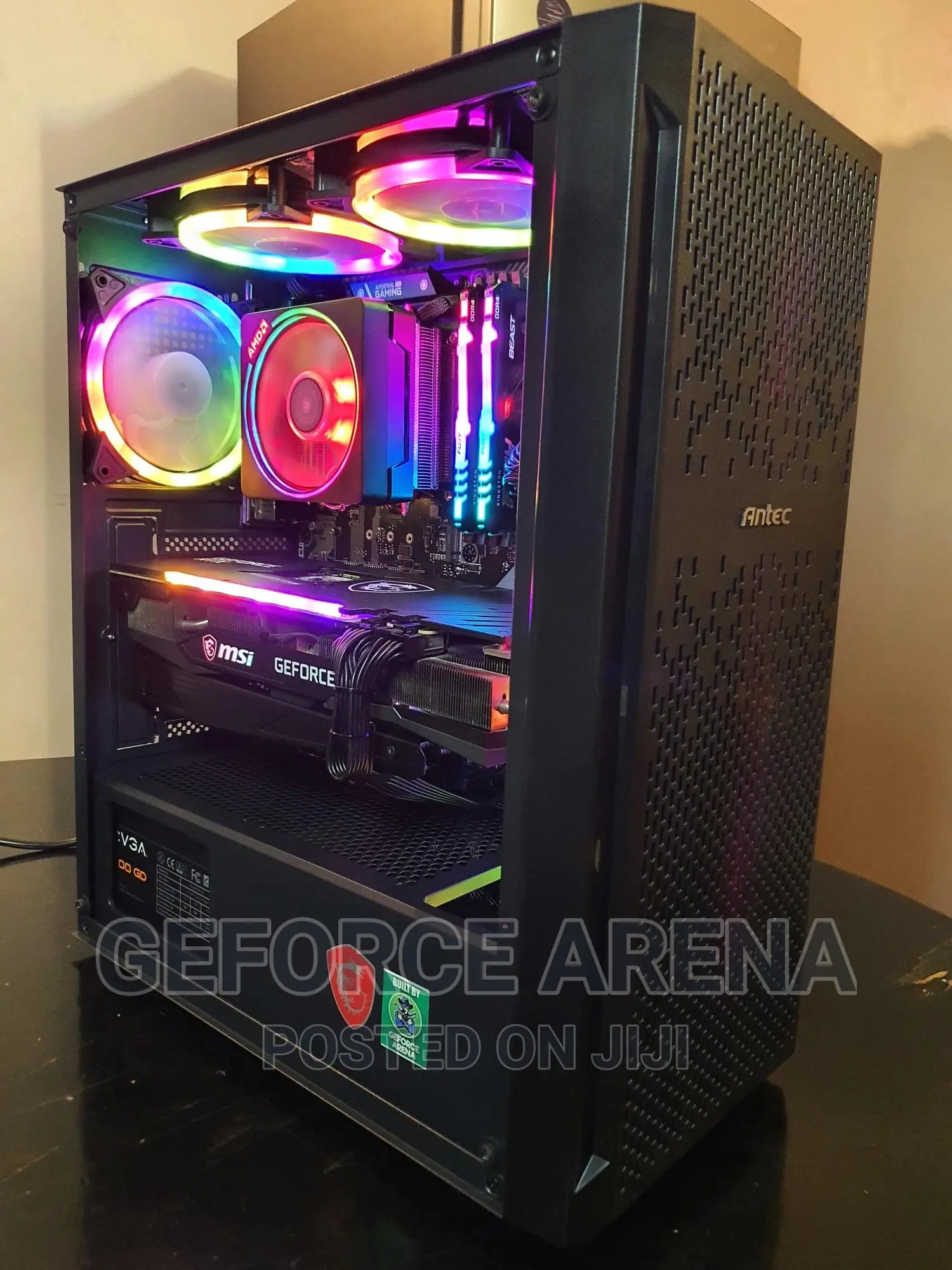 New Desktop Computer MSI Model 32GB AMD Ryzen 7 HDD+SSD 1T