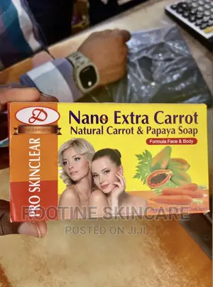 Nano Extra Carrot Soap ( Lightens Removes Dark Spots)