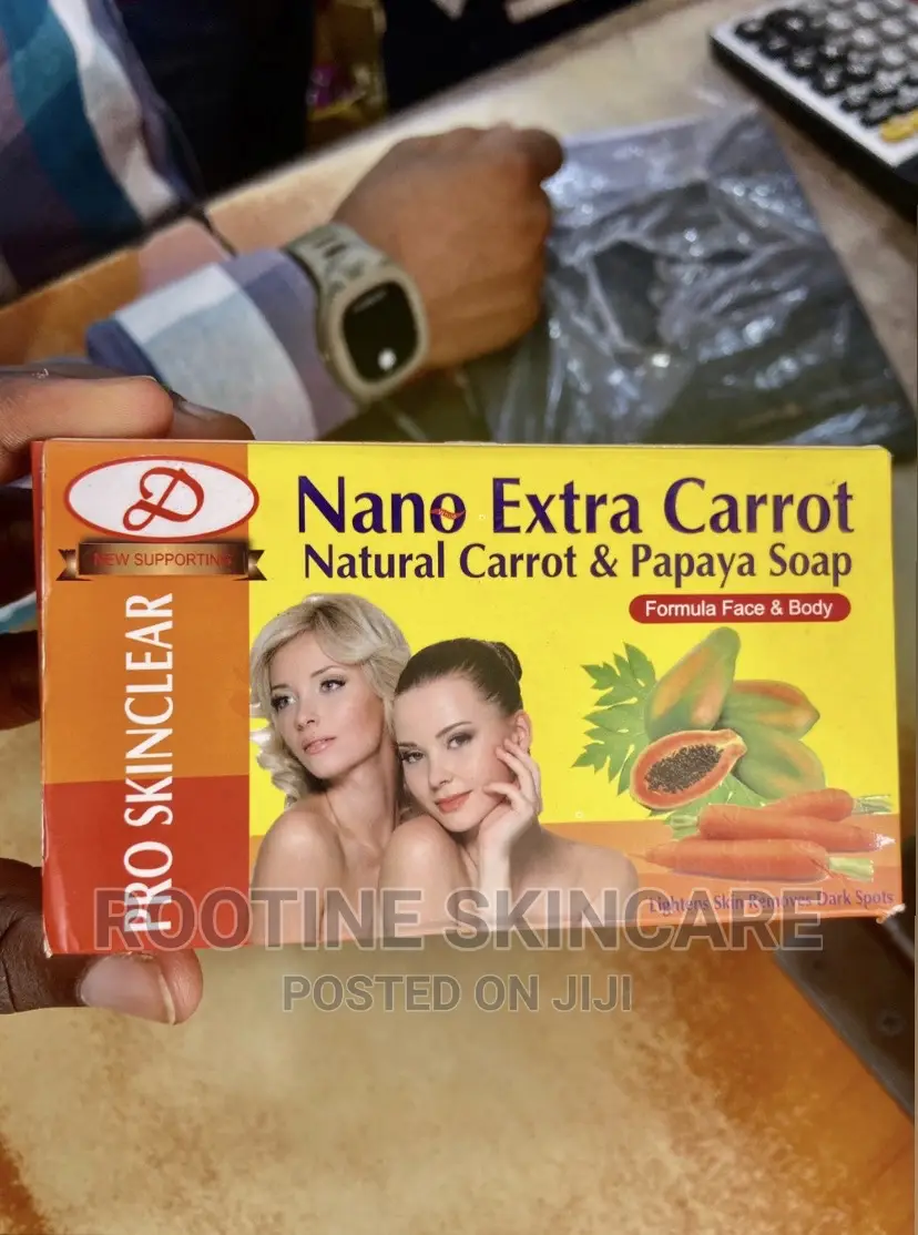 Nano Extra Carrot Soap ( Lightens Removes Dark Spots)