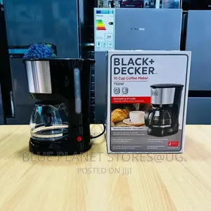 BLACK + DECKER 1.25l/10cups Coffee Maker \ 750w \ Dcm750s-B5