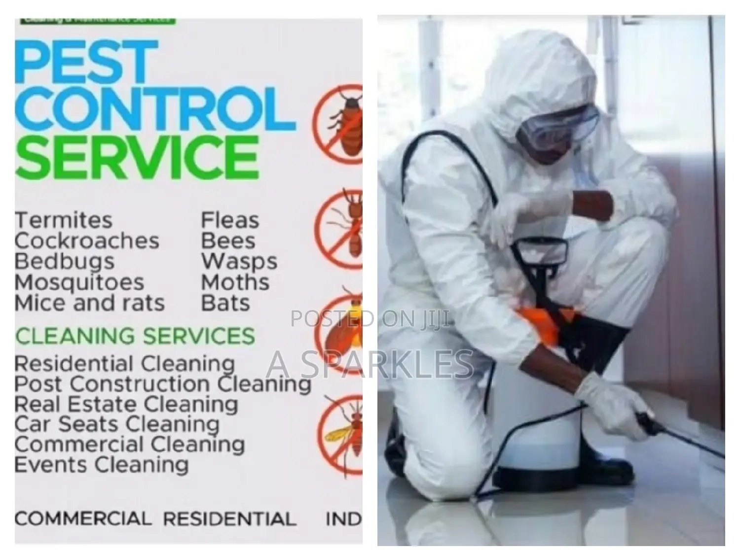 Fumigation Services for Pest ,Bedbugs, Fleas ,Snake Control