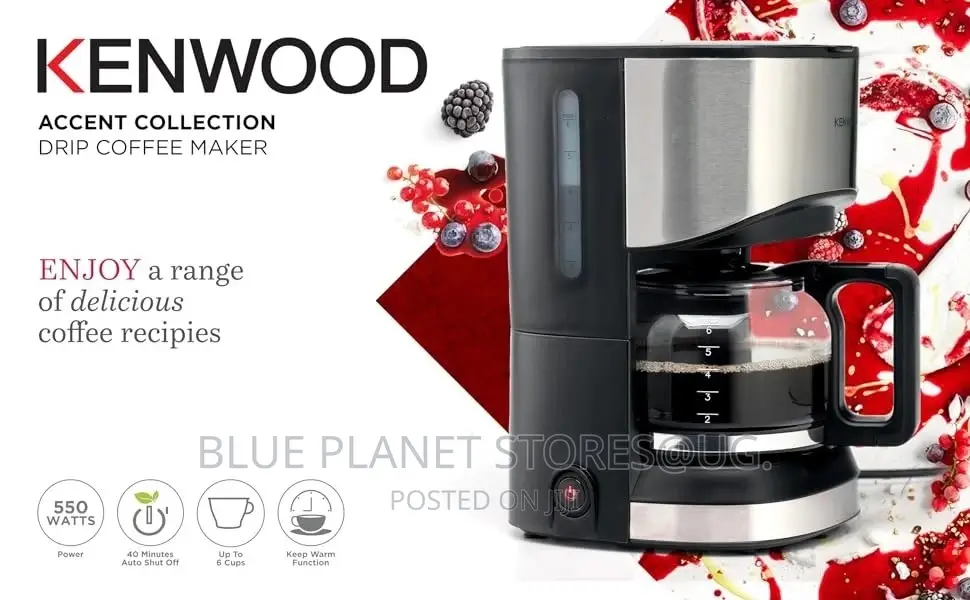 KENWOOD Accent (6 Cups) Drip Coffee Makers \\ 550w \\ CMM05