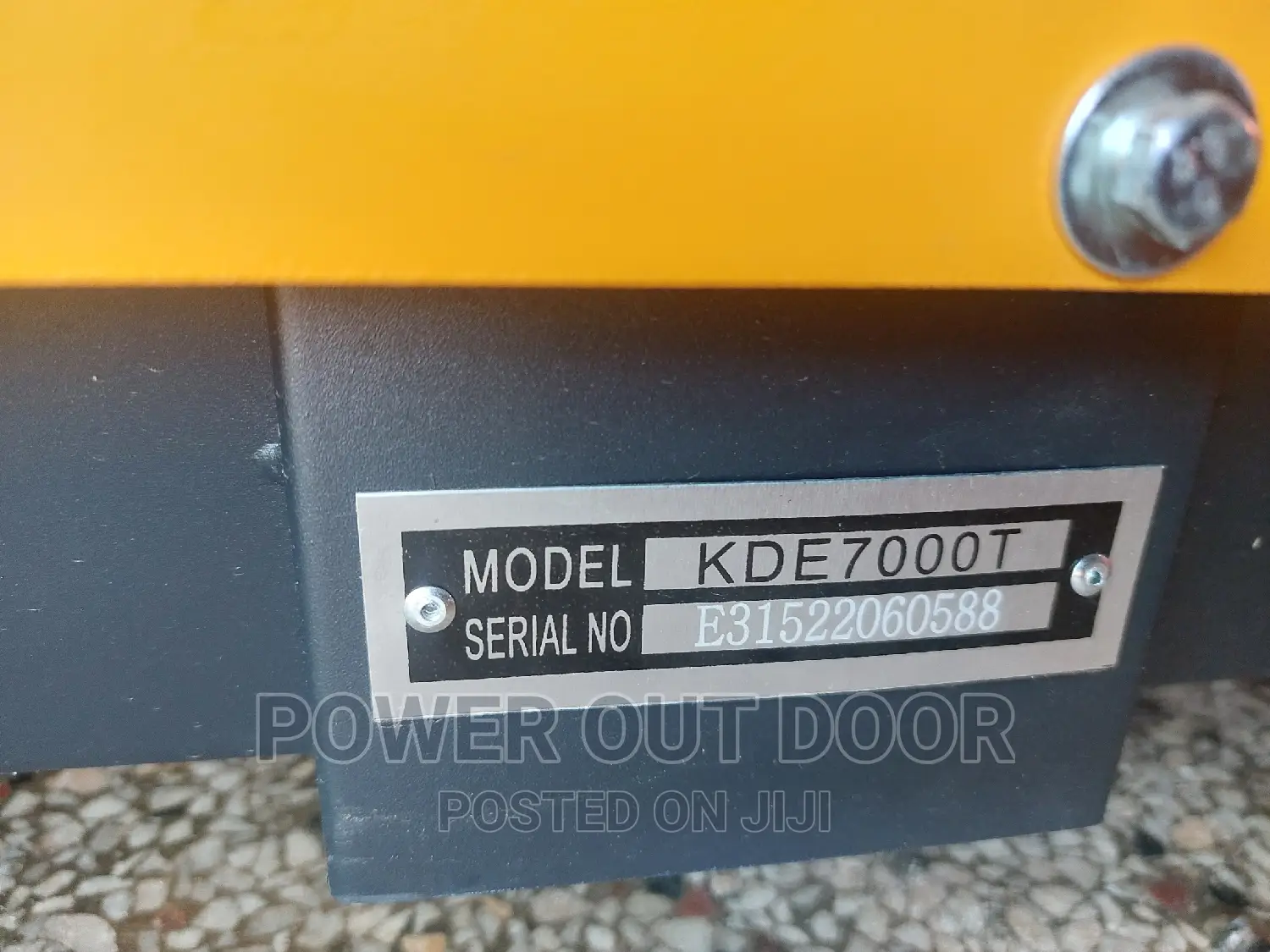 Covax / Kipor Silent Diesel 7 Kva Generator