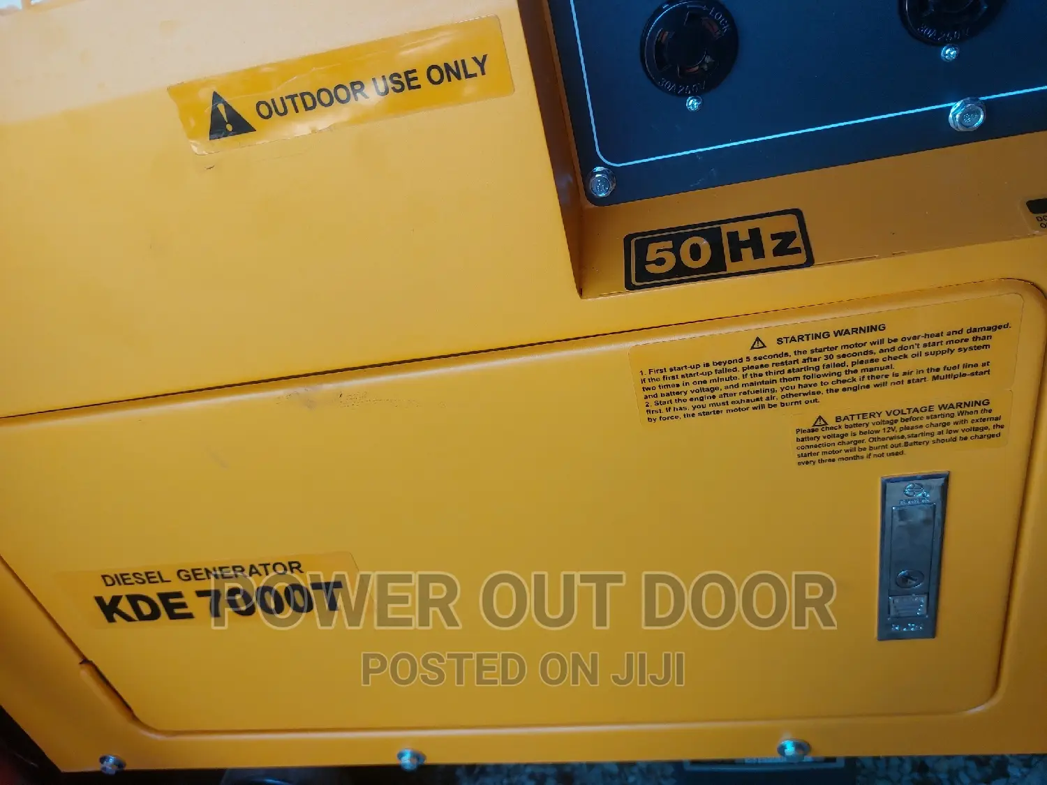 Covax / Kipor Silent Diesel 7 Kva Generator