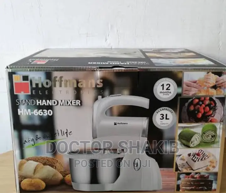HM-6630 Hoffmans Electric Stand Hand Mixer