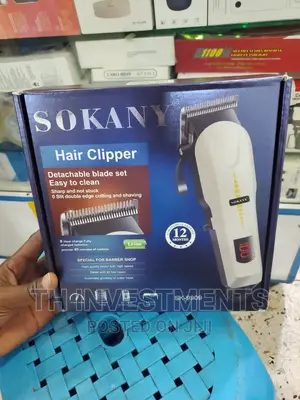 Sokany Rechargeable Hair Clipper.