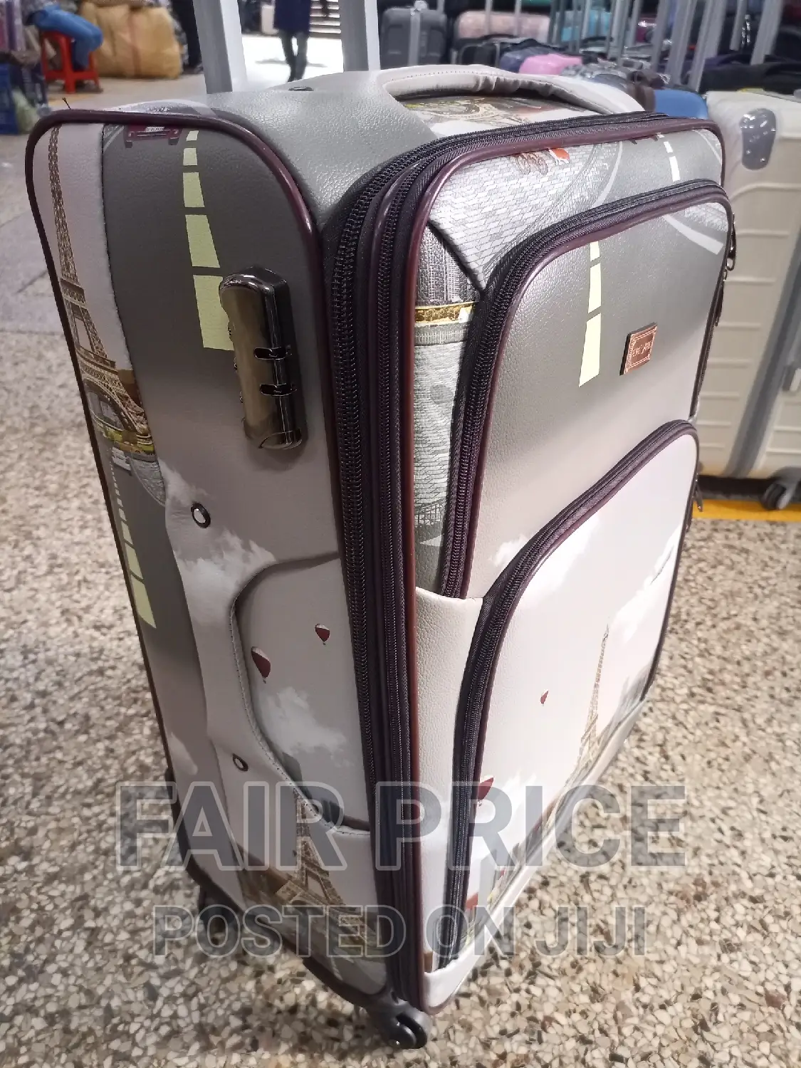 Original Leather Suitcases in Medium Size