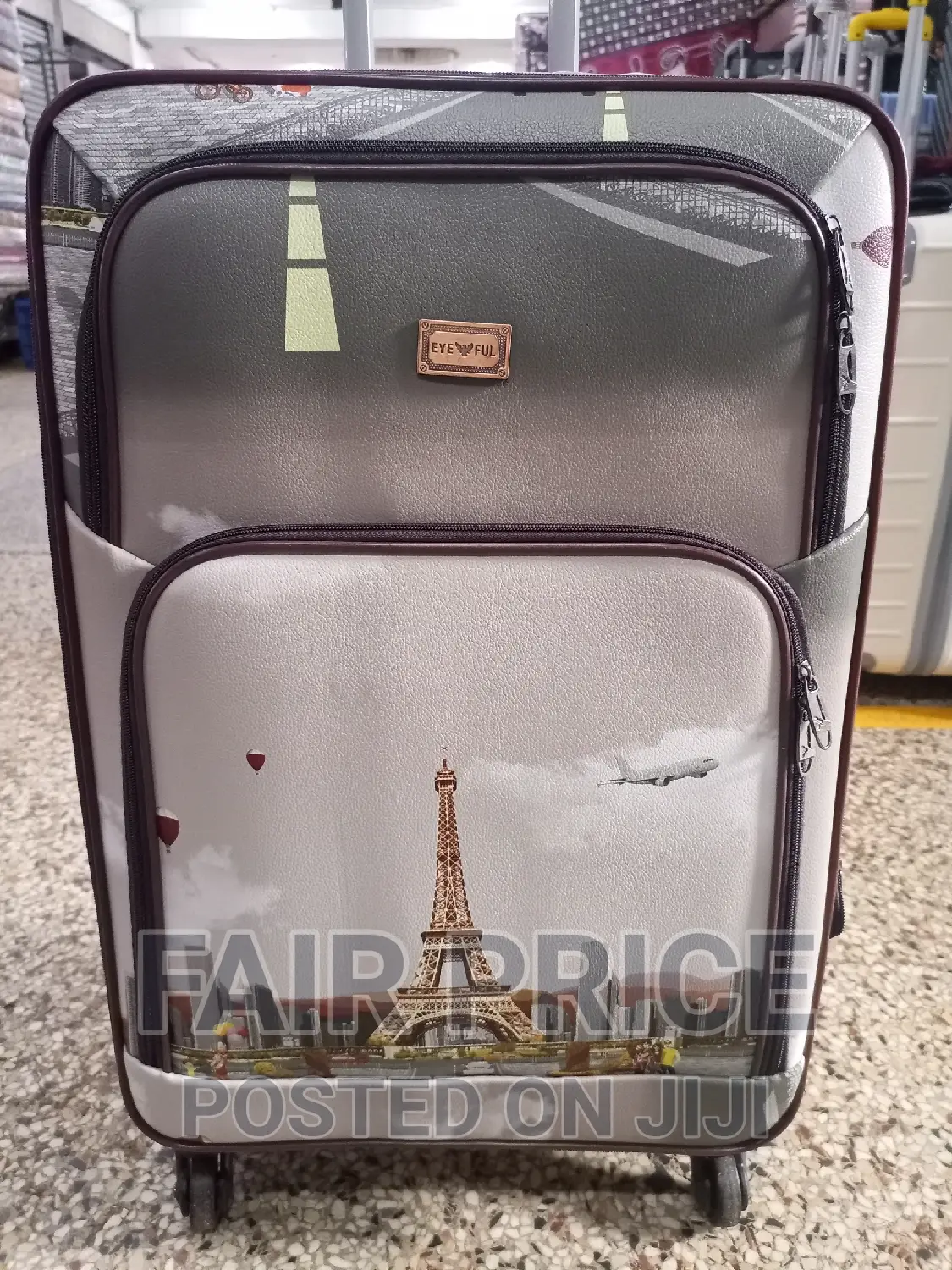Original Leather Suitcases in Medium Size