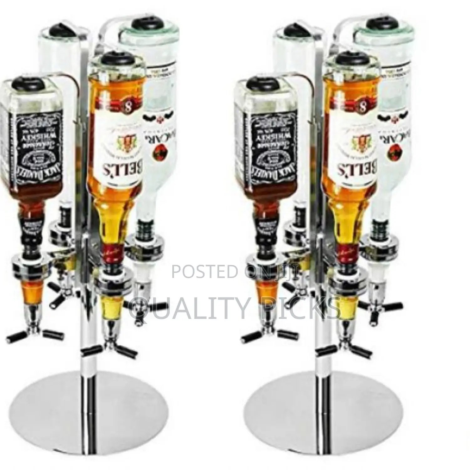 4 Bottle Wine Rack Organizer