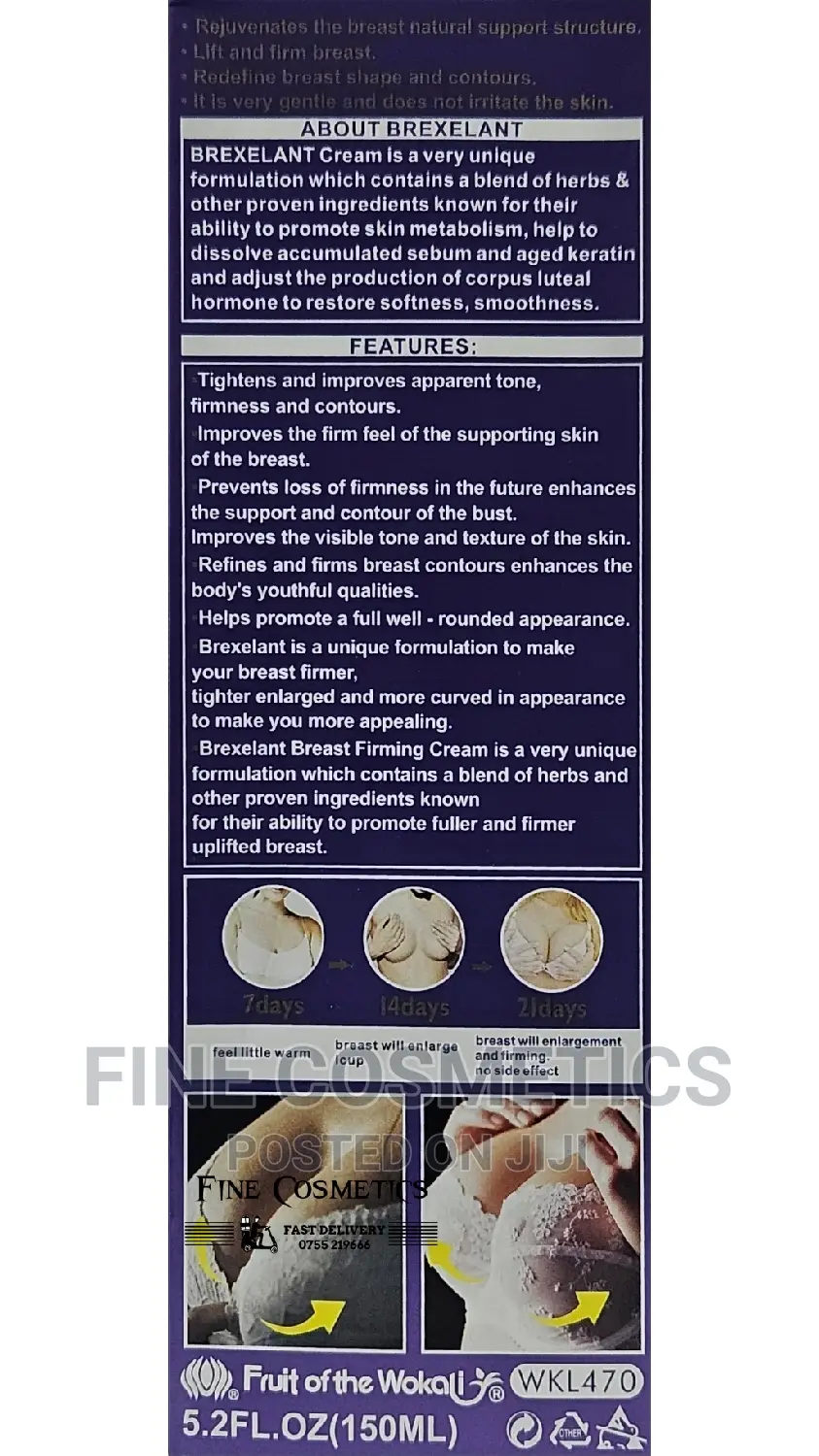 Breast Firming Cream, Push Up Breast Lifting and Tightening