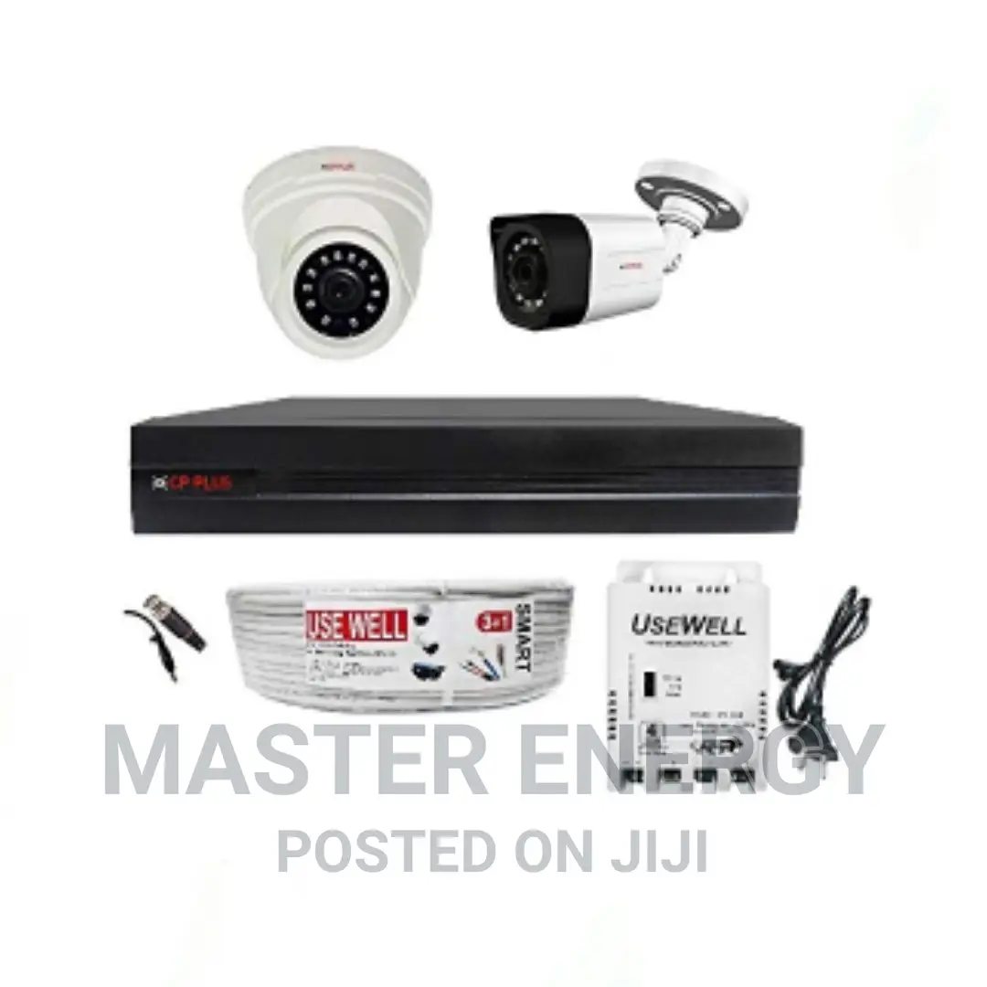 2 Channel CCTV Cameras 1080p Full Kit