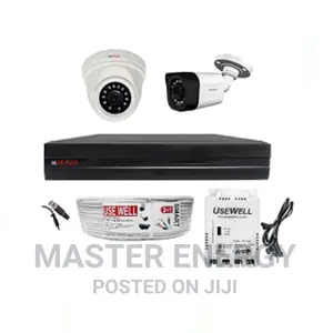 2 Channel CCTV Cameras 1080p Full Kit