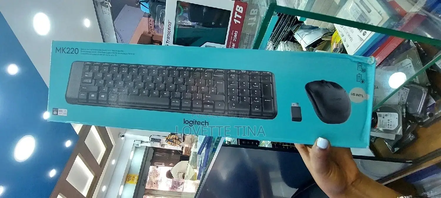 Logitech Wireless Keyboard and Mouse Original Mk220