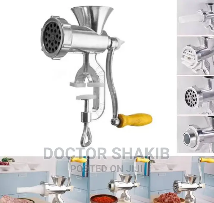 Mechanical And Manual Meat Mincer Machine