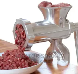 Mechanical And Manual Meat Mincer Machine