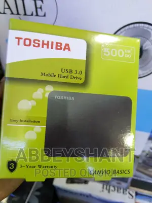 External 500gb External Drive 500gb/Toshiba Hard Drive