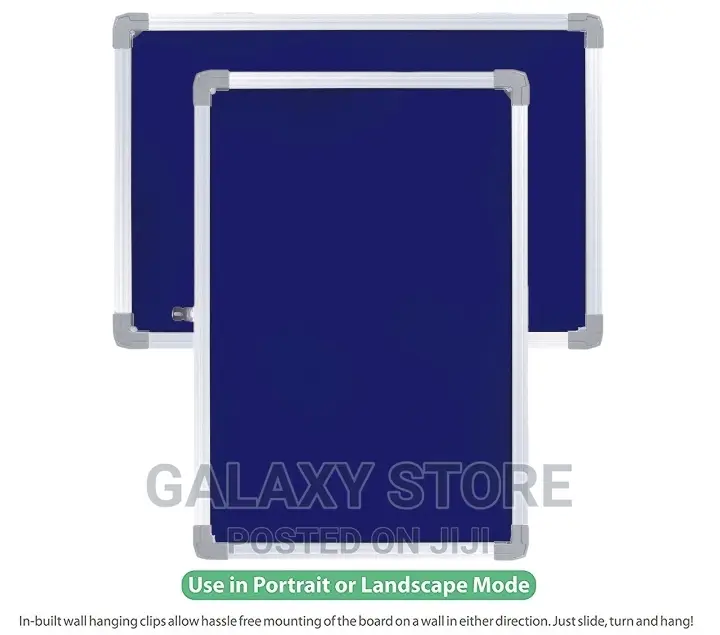 60x90 Notice Board (Pin-Up Board Lightweight Aluminium Frame