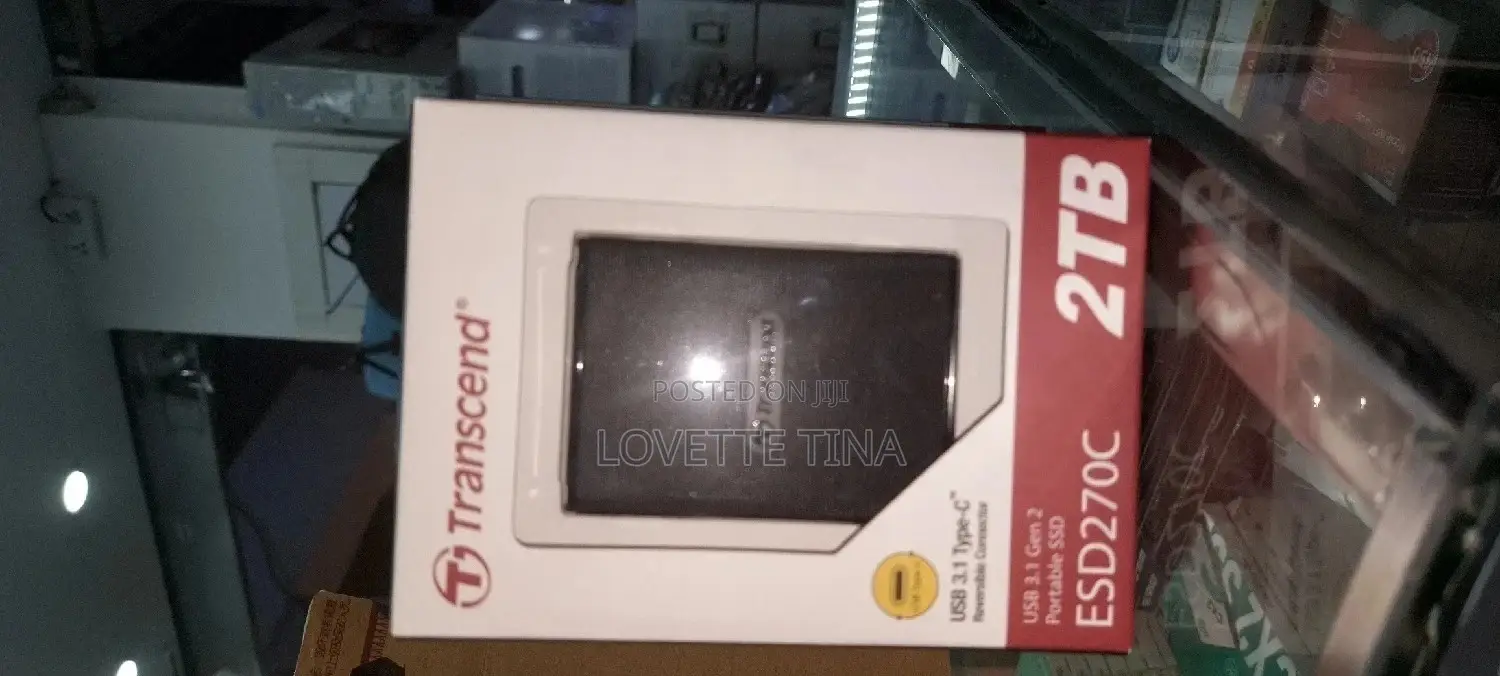 2tb SSD External Transcend Drive