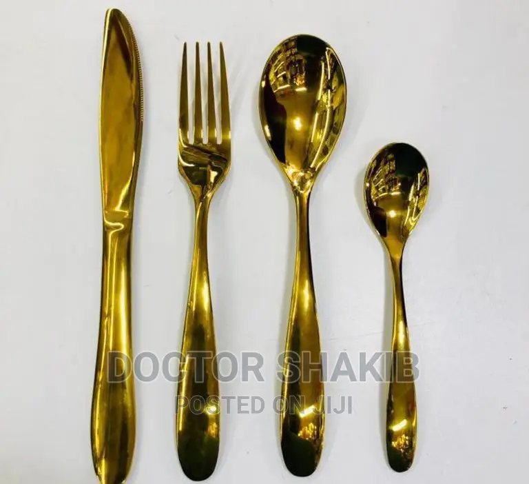 24pcs Plain Cutlery Set (Knife Spoon and Fork)