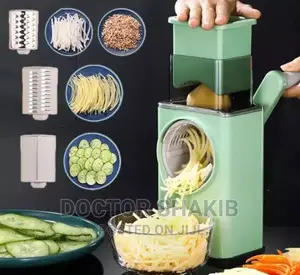 Manual Vegetable Chopper 3 in 1 Rotary Cheese Grater