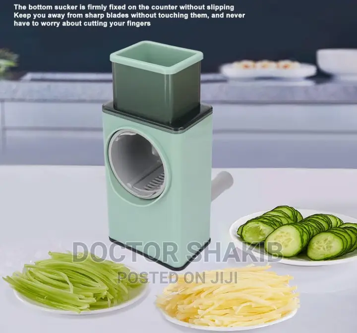 Manual Vegetable Chopper 3 in 1 Rotary Cheese Grater