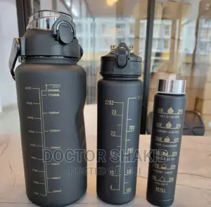 Combo of 3 Stay Hydrated Bottles of Various Sizes