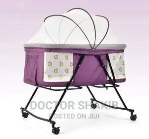 Multifunctional New Borns Roller Folding Crib