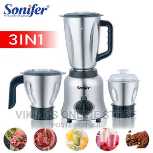 3in1 Stainless Steel Sonifer SF-8062 1.4L Blender