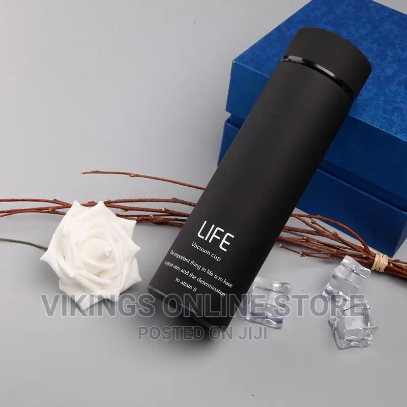 450ml Life Thermos Flask- Black