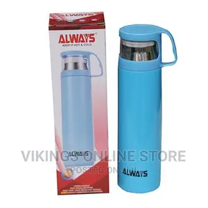 0.5litre Vacuum Always Flask-Blue